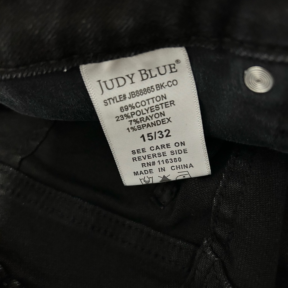 Judy Blue High Rise Skinny Fit Raw Hem Skinny Jeans Womens Size 32 - Picture 8 of 10